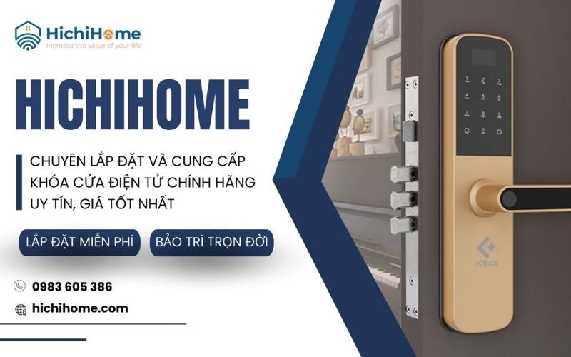 Khóa cửa điện tử Hafele Hichihome